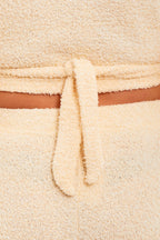 OLIVIA ROCCO Womens Teddy Fleece Loungewear Set With Wrap Top And Stretch Pants Easy-Care Super Soft Sleep Set