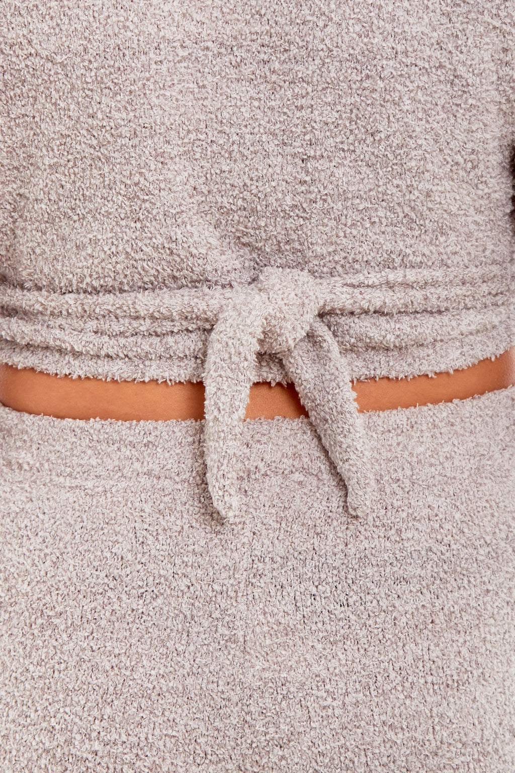 OLIVIA ROCCO Womens Teddy Fleece Loungewear Set With Wrap Top And Stretch Pants Easy-Care Super Soft Sleep Set