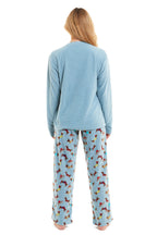 OLIVIA ROCCO Women's Dachshund Polar Fleece Pyjama Set Cosy Winter Sleepwear Cosy Easy-Care Nightwear Set