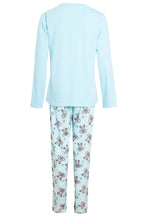 OLIVIA ROCCO Women's Koala Bear Cotton Pyjama Set 100% Cotton Elasticated Waistband
