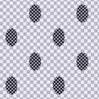 Deco Checkers - Violet Veil - Fabric - Micaela Sharp Collaboration