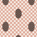 Deco Checkers - Belle Blush - Fabric - Micaela Sharp Collaboration