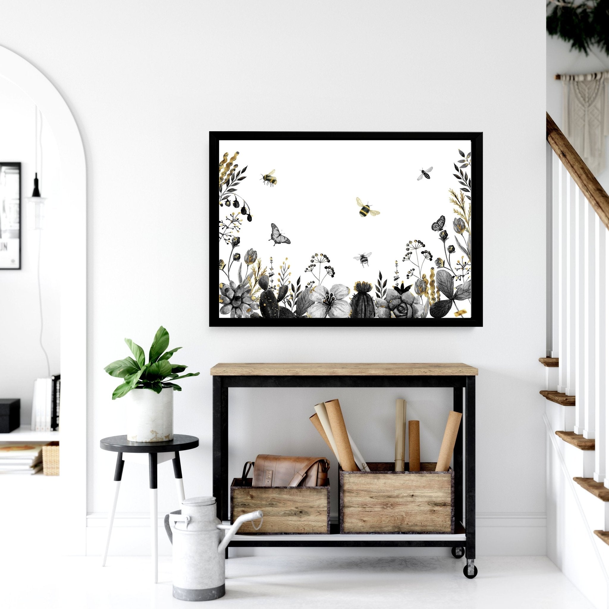 Decorating with bees | wall art print