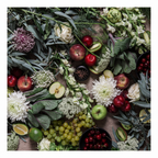 Square Cloth - Red Apple