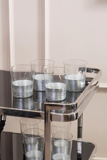 Set of Four Clear Glass Tumblers | Apollo