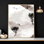 Living room pictures for the walls | set of 3 art prints