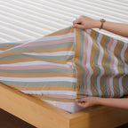 Ella Cotton Serene Striped Full Bedding Set