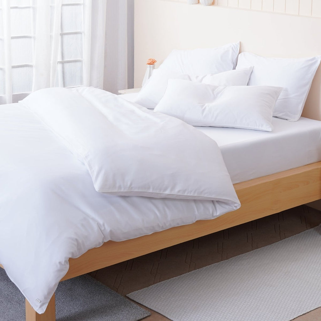Ella Cotton White Duvet Cover Set
