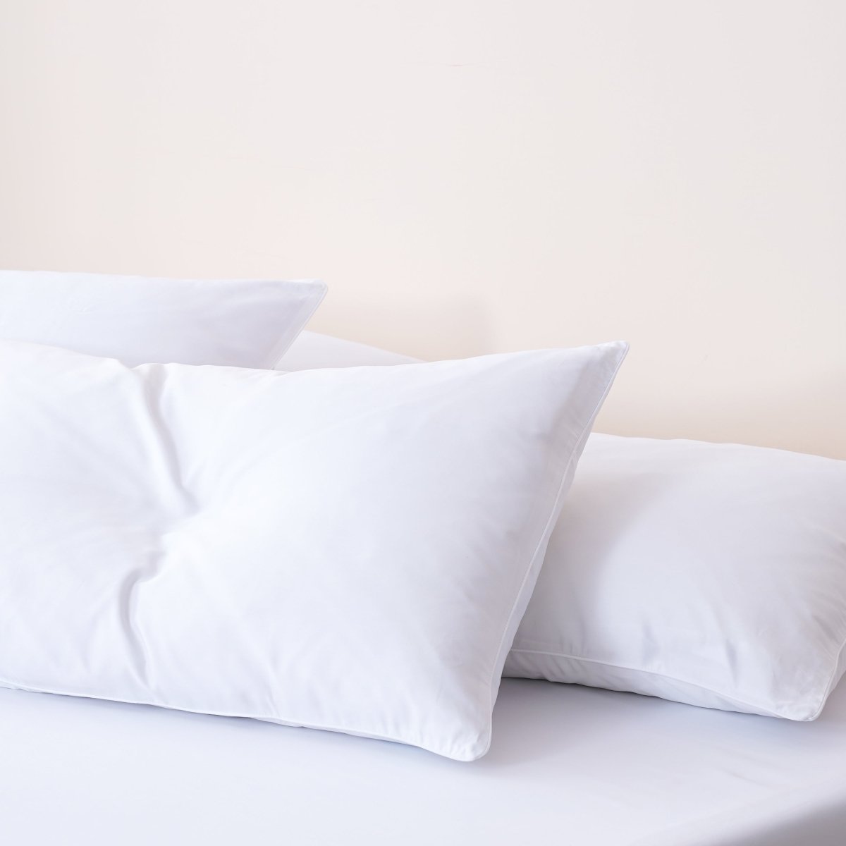 Ella Cotton - White Pillowcases Pair