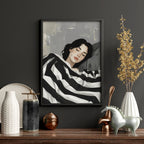 Extra Large Wall Art For Living Room | Set of 3 Boho Women Wall art Prints