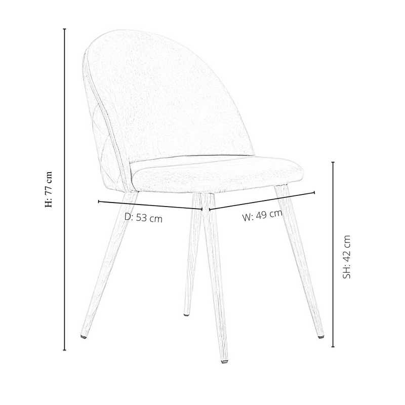Lucia Halo Dining Set, a Table and Chairs Set of 4, Oak/Grey