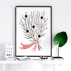 Family personalised gifts | wall art print