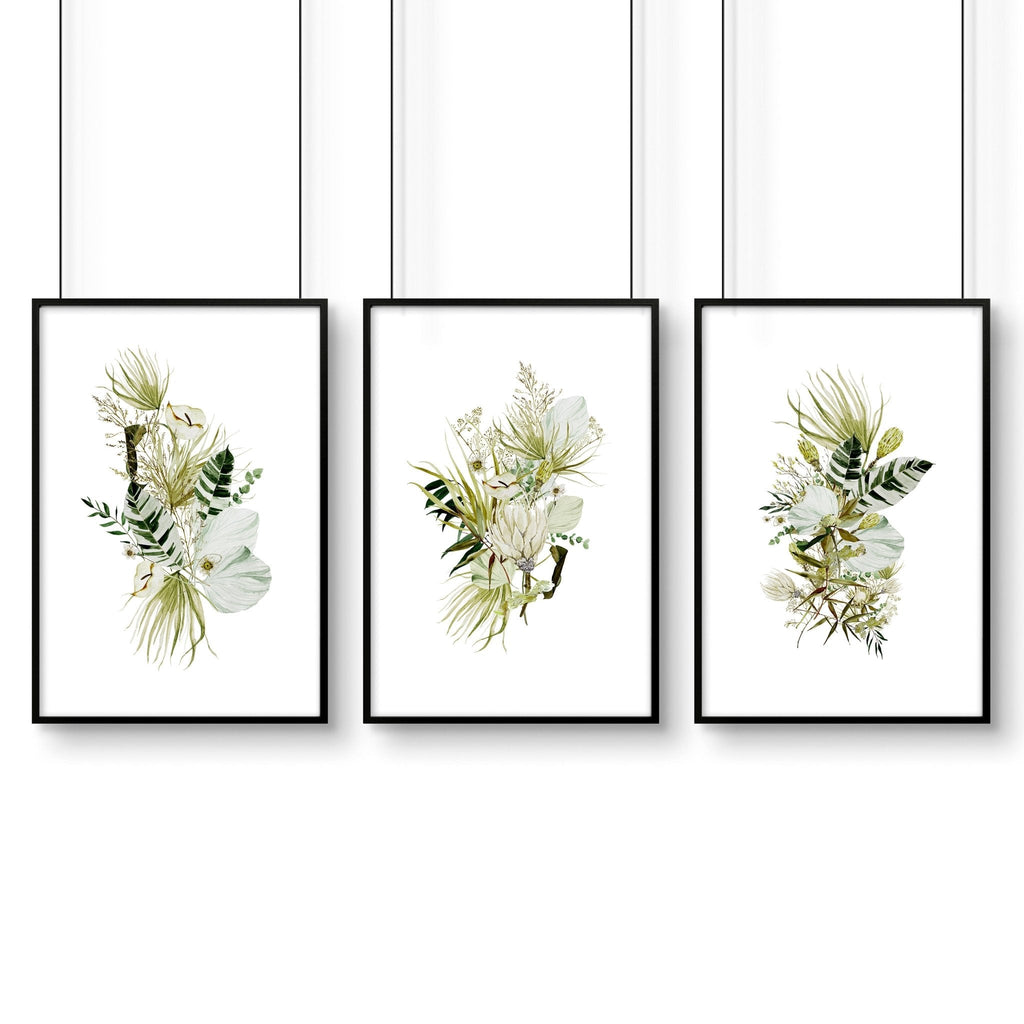 Farmhouse decor bedroom | set of 3 wall art prints