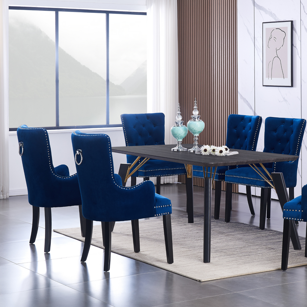 Windsor LUX Velvet Dining Chair (with armrests)