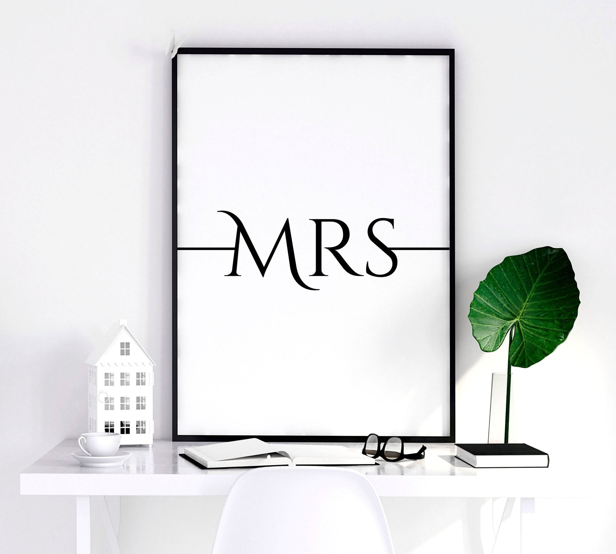 First wedding anniversary gift | set of 3 wall art prints