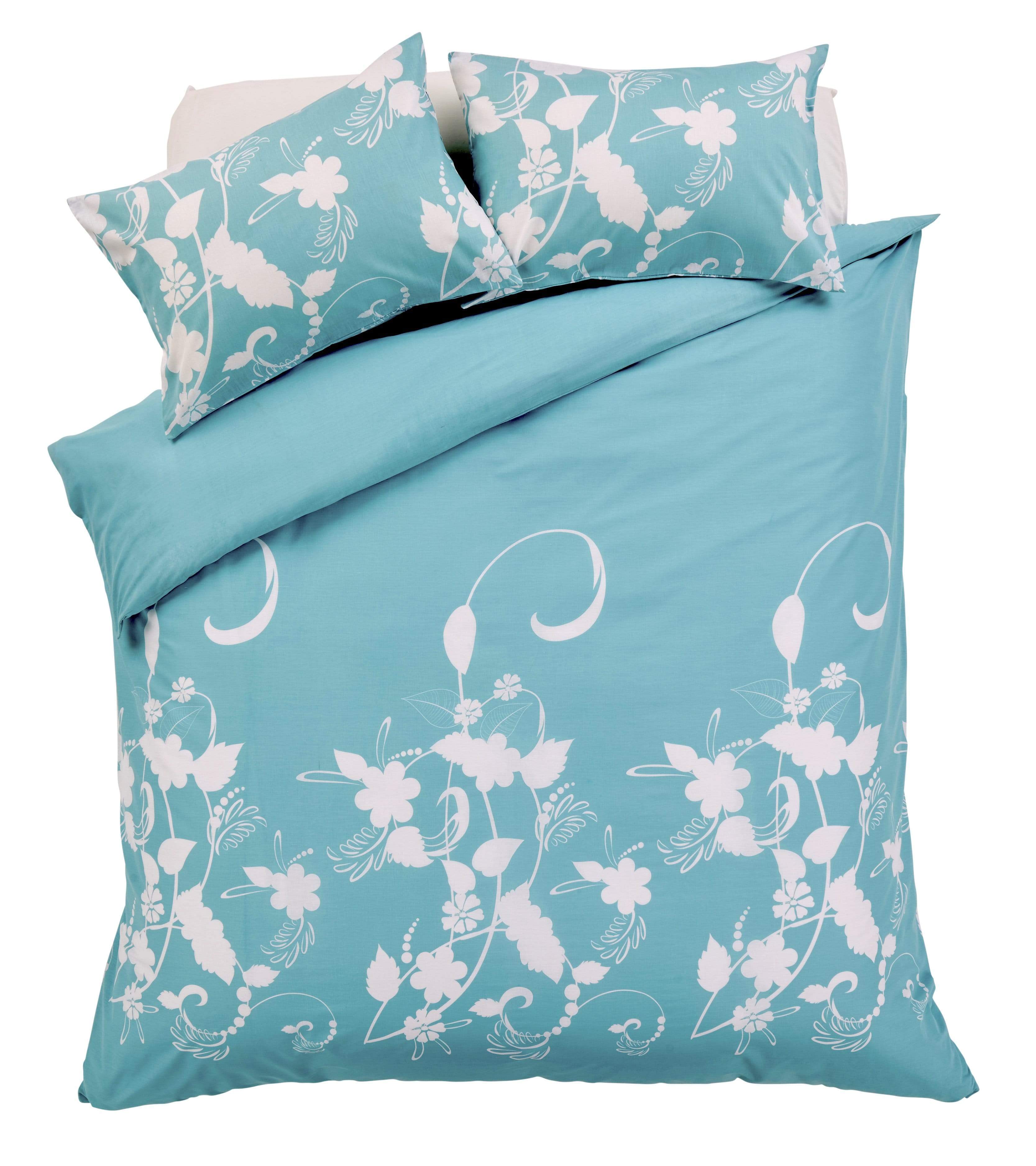 Floral Trail Duvet Set Luxurious Cotton Rich Soft Bedding with Elegant Botanical Design in Single Double King and Super King Sizes OEKO-TEX Certified by OLIVIA ROCCO