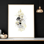 Living Room Wall Pictures – Set of 3 Floral Prints