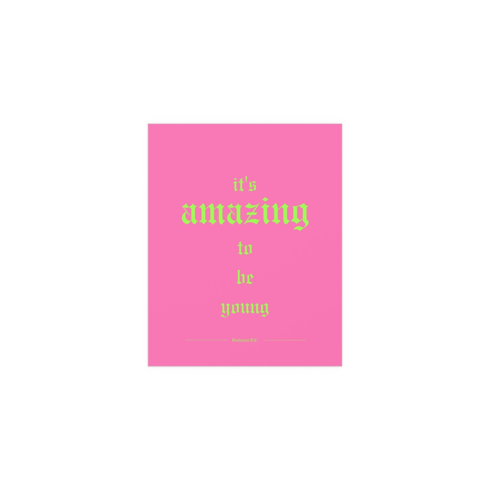Fontaines DC - It's Amazing To Be Young (Pink) - Nest UK