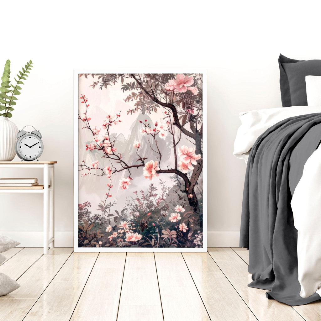 Framed Artworks | Set of 3 Chinoiserie Wall art Prints