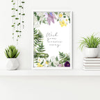 Framed bathroom prints | set of 2 wall art prints