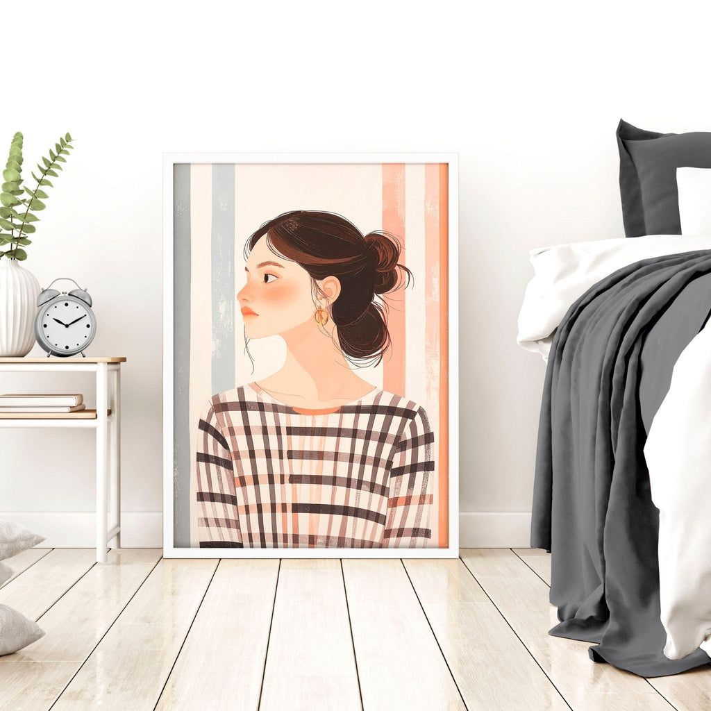 Framed Bedroom Wall Art | Set of 3 Bohemian Wall art Prints
