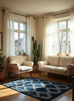 Nomad Hand Knotted Rug - 189 x 122 cm