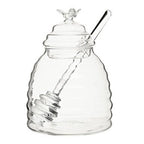 Freska Glass Honey Jar With Dipper - Nest UK
