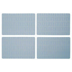 Frosted Deco Set Of 4 Blue Placemats - Nest UK