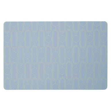 Frosted Deco Set Of 4 Blue Placemats - Nest UK