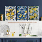 Gallery Wall In Kitchen | Set of 3 Italian Lifestyle Wall art Prints