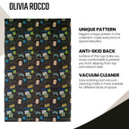 OLIVIA ROCCO Animal Print Non-Slip Soft Durable Floor Rug For Living Room Bedroom Hallway Office Eco-Friendly Plush Backing Easy-Clean