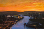 Glasgow Harbour Looking West | Statement Interior Wall Art from Scotland