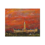 Glasgow University Dusk Artist Proof Collector Print