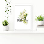Framed bathroom wall art | Set of 2 unique wall art