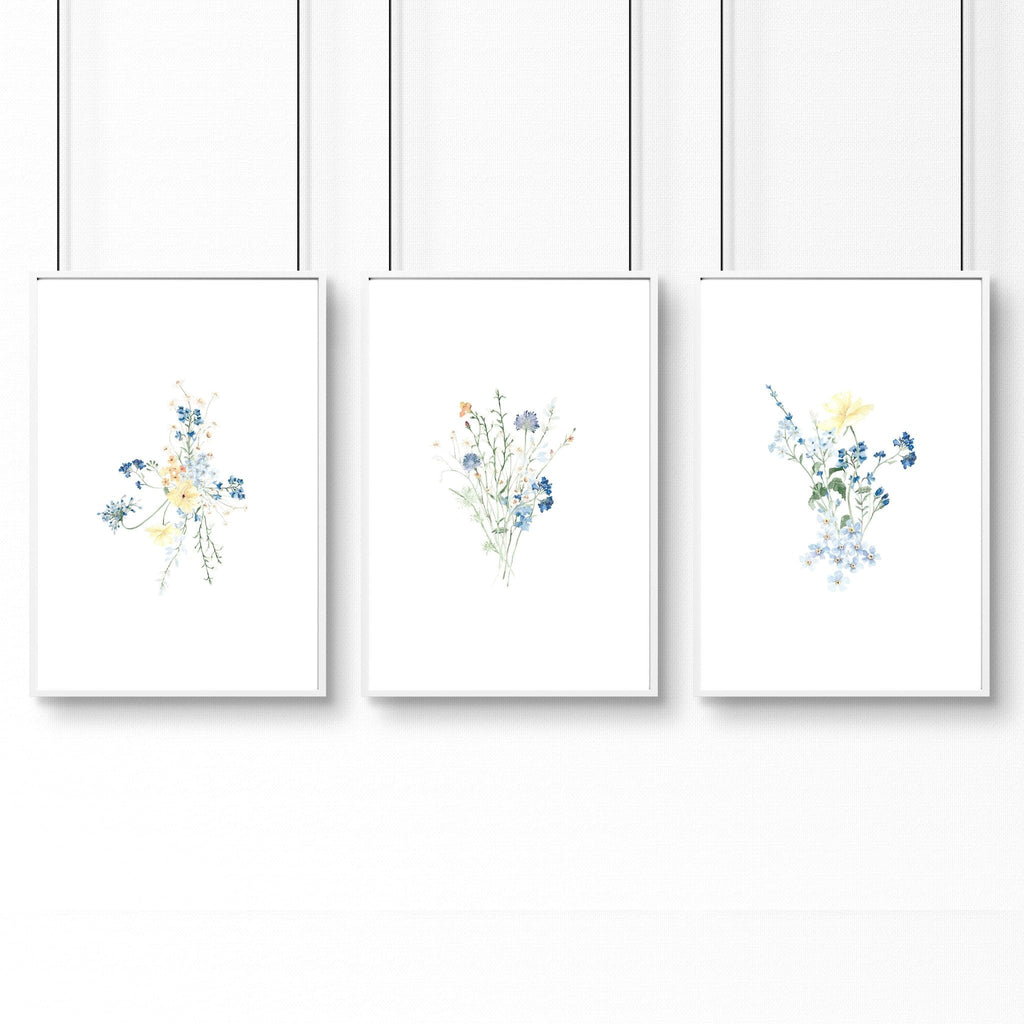 Greenery Prints | Set of 3 wall art prints