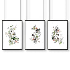 Greenery wall art | set of 3 wall art prints