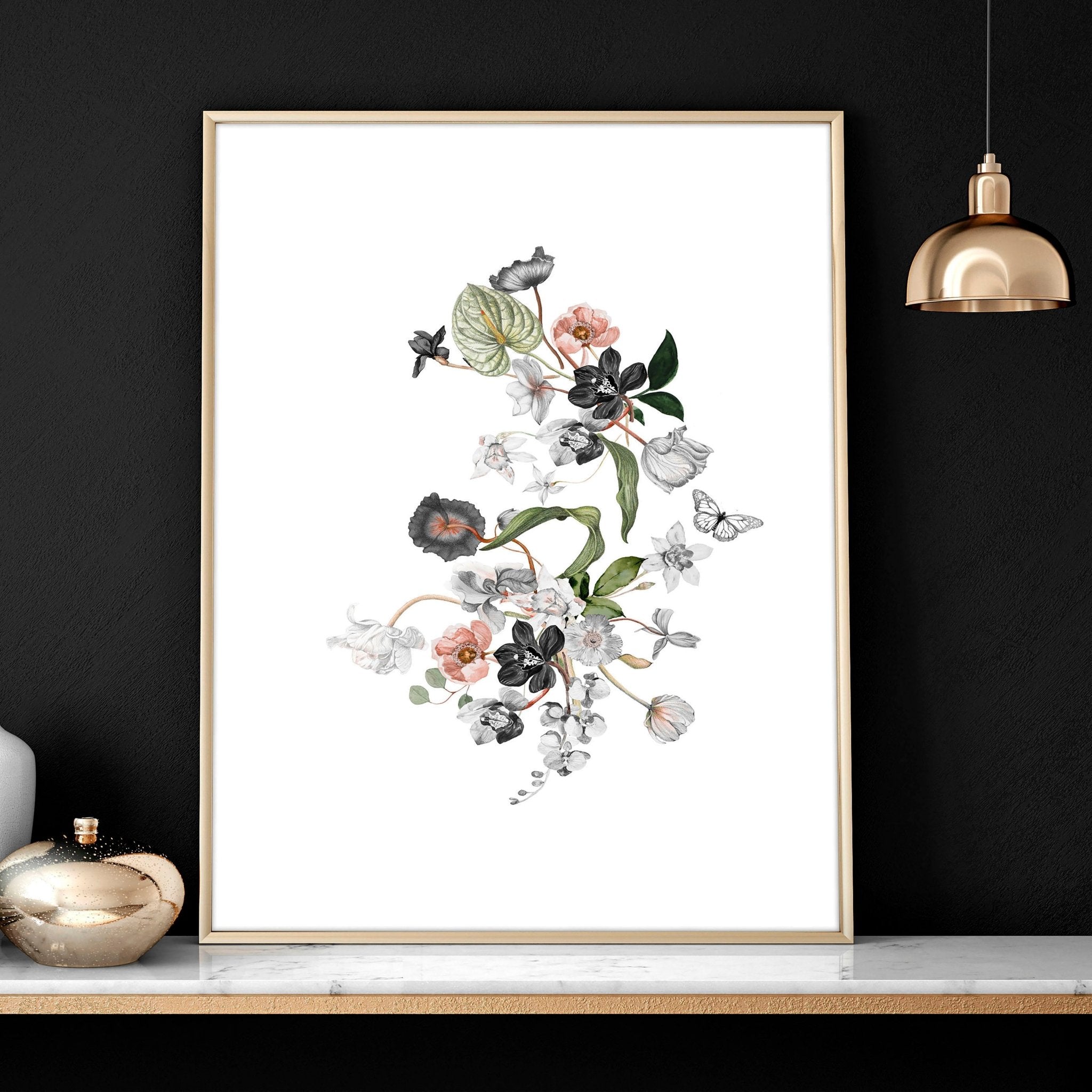 Greenery wall art | set of 3 wall art prints