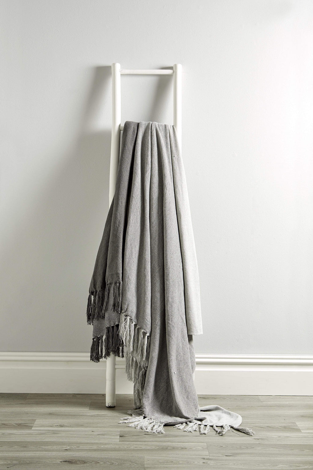OLIVIA ROCCO Handwoven Large Check Pure Indian Cotton Throw Blanket With Tassels Eco Friendly Home Decor Multiple Sizes Available