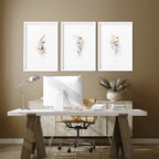Home Office Wall Decorations | Set of 3 wall art prints