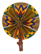 Ghana Fan - Orange/blue (TR9.22)