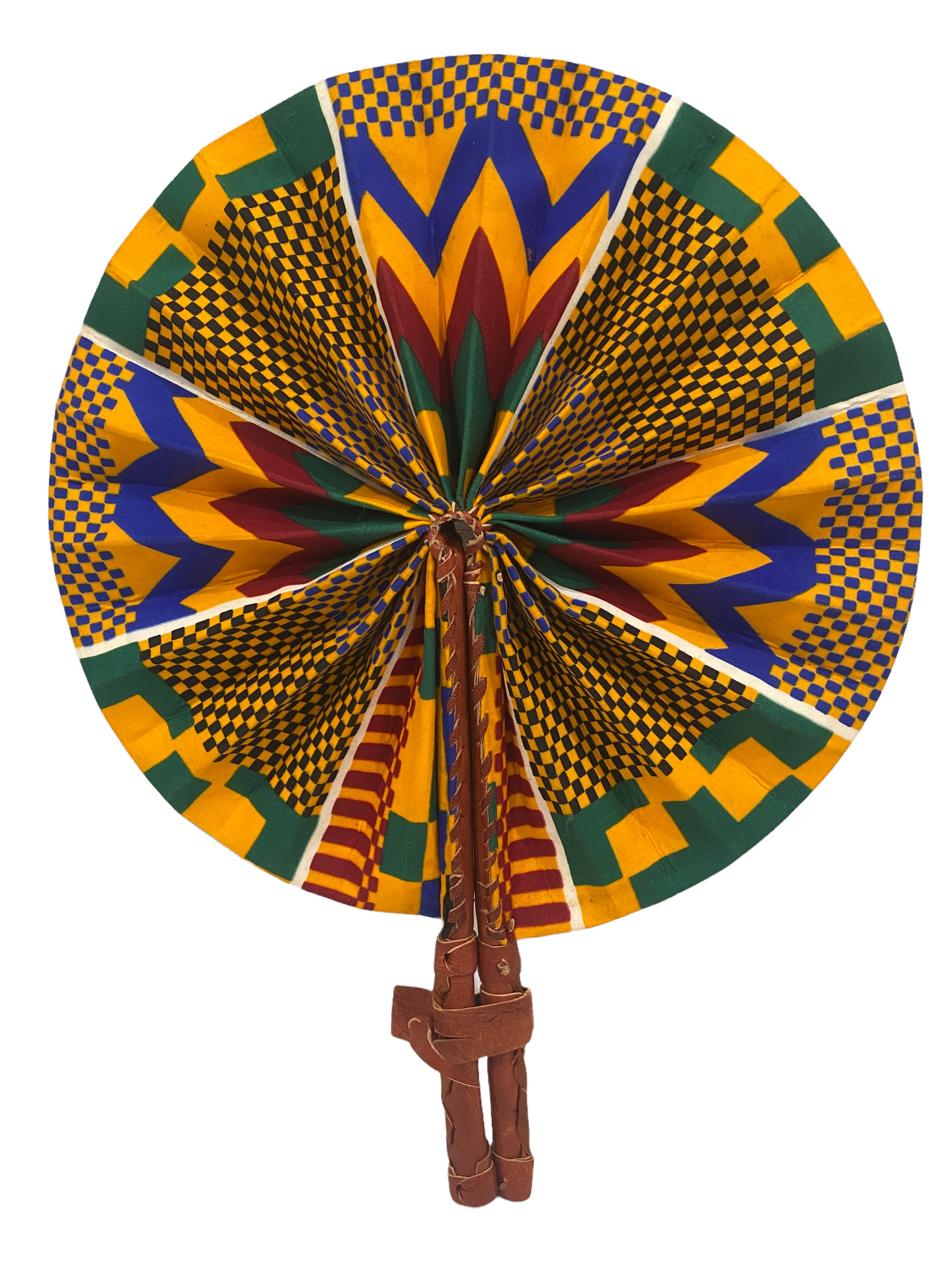 Ghana Fan - Orange/blue (TR9.22)