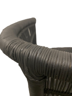 Malawi Bar Stool hand made - Matt Black