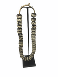 Kenya Beads - brown & white
