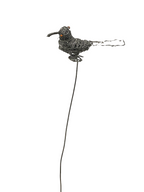 African Beaded Wire Garden Birds - (17.5)