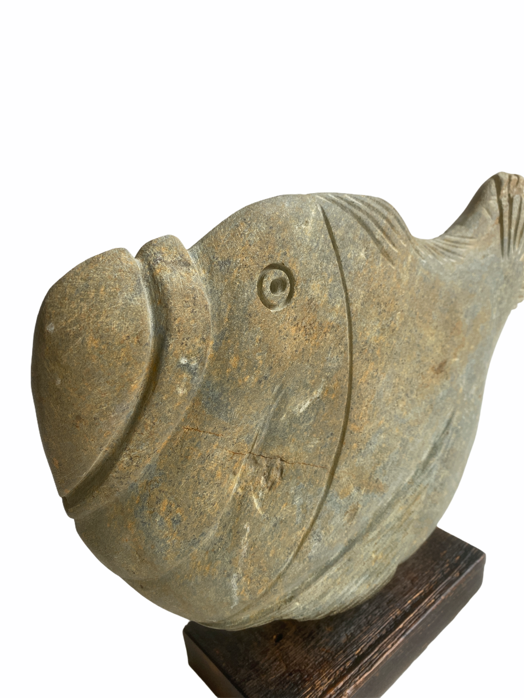 Stone Fish Sculpture - Zimbabwe (02)