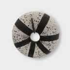 Cameroon beaded bracelet - (89.3) white/black