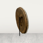 Cameroon Shield Round White with shells