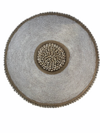 Cameroon Shield -  L - 55cm - White