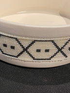 Contemporary Ceramic Beaded Bowl