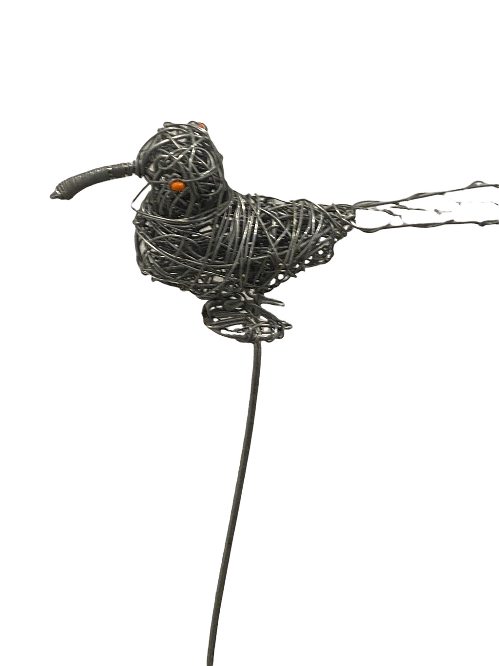 African Beaded Wire Garden Birds - (17.5)